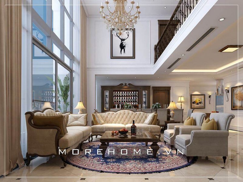 Thiết kế phòng khách chung cư cao cấp cho không gian sống hoàn hảo